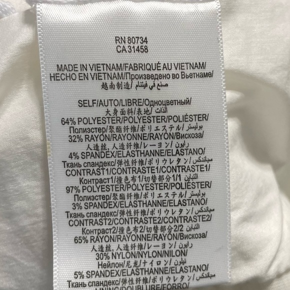 BCBGMaxAzria Adoree Ruffle Back Blazer Off White Ivory Gardenia XS NWOT - Picture 9 of 13